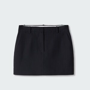 MANGO wool blend mini skirt
